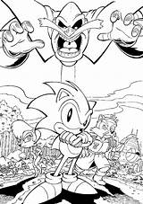 Sonic Hedgehog Coloring Pages Movie Color Print sketch template
