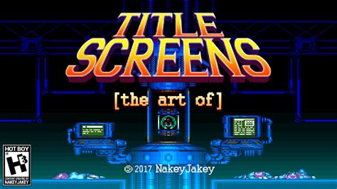 art  video game title screens youtube