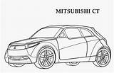 Mitsubishi Coloring Pages sketch template