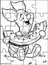 Puzzles Printable Jigsaw Pooh Winnie Kids Cut Pages Coloring Printables Games Activities sketch template