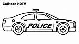 Police Car Coloring Pages Vehicles sketch template