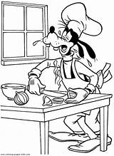 Coloring Pages Goofy Disney Printable Color Kids Sheets Found sketch template