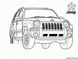 Jeep Pages Colorare Cherokee Macchine Sheets sketch template
