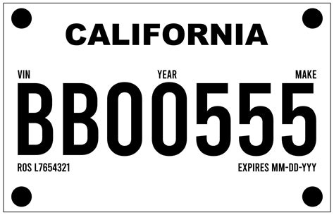printable temporary license plates relyco gambaran