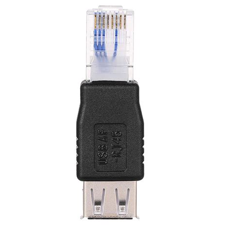 pc usb  rj female   ethernet internet rj connector adapter adaptor ebay