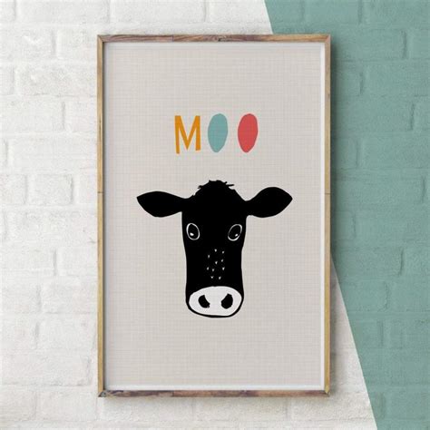 Manh3012 Cow Moo Moo Poster Poster Art Design