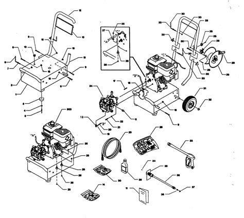 honda pressure washer pump parts diagram reviewmotorsco