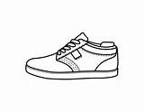 Coloring Pages Shoes Nike Printable Getcolorings Color sketch template