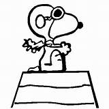 Snoopy Baron Ausmalbilder Ausdrucken Malvorlagen Ace Woodstock Airplane Filminspector sketch template