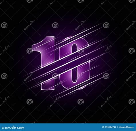 fast speed elements  luxury glass number  ten character purple