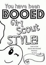 Scout Coloring Girl Pages Scouts Promise Daisy Brownie Cookie Halloween Sheets Boo Girls Booed Printable Law Been Brownies Troop Printables sketch template