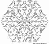 Mandala Coloring Pages Geometric Lotus Printable Flowers Geometry Mandalas Steampunk Sheets Color Age Book Popular Imgur Flower Print Visit Celtic sketch template