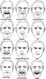 Facial Drawing Kids Expressions Face Drawings Faces Emotional Emotions Emotion Realistic Sketch Cartoon Reference Human Muscles Anatomy Male Muscle Showing sketch template