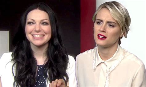 orange is the new black s taylor schilling on sex scene with laura prepon daily mail online