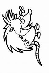 Egels Egel Kleurplaten Tekening Hedgehogs Igeln Hedgehog Erizo Puercoespin Dieren sketch template