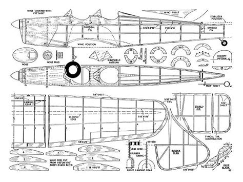 miles magister plan   vintage model aircraft plan model planes model airplanes