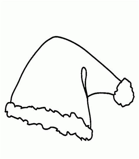 printable coloring christmas hat coloring  kids coloring home