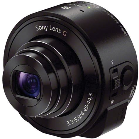 sony dsc qx lens style digital camera black bh photo video