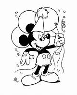 Mickey Coloring Print Printable Kids Color Pages Disney Friends His Animation sketch template