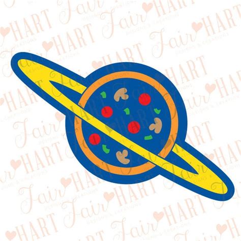 pizza planet pizza isolated graphic digital file etsy