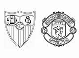 Sevilla Uefa Seville Liga Ligue Disegno Coloriages 1074 Desenho Campeoes sketch template