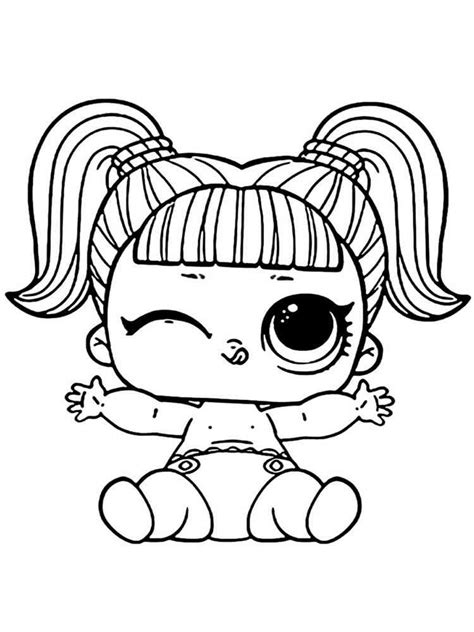 baby lol surprise coloring pages