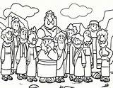 Disciples Jesus Coloring Pages His Printable Calling Color Getcolorings Lovely Template Getdrawings Print sketch template