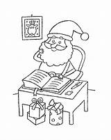 Read Santa Claus Book Christmas Coloring Kids Print Color sketch template