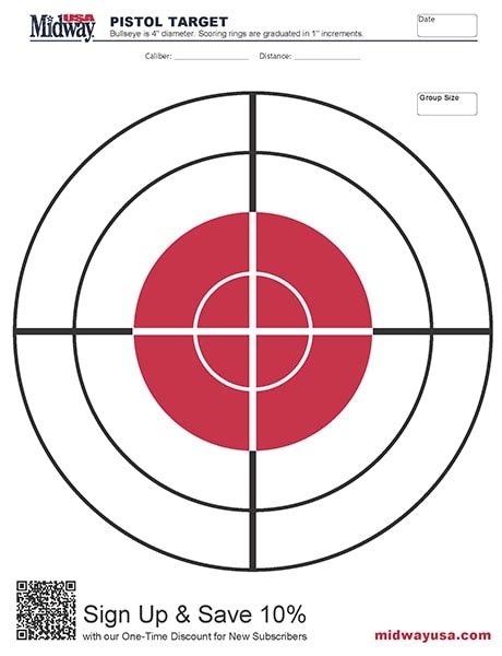 printable pistol drill targets