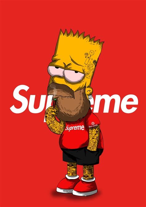 Wallpaper Hd Bart Simpson Supreme