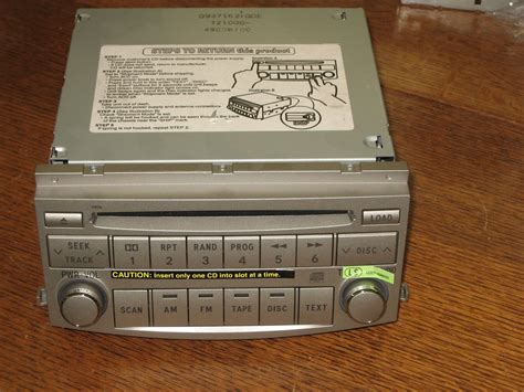 toyota avalon radio  disc cd player changer  ac  oem radios