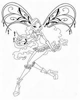 Winx Layla Coloring Pages Leyla Print Color Kids Sirenix sketch template
