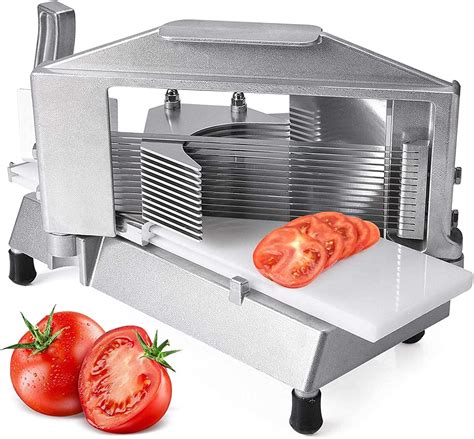 commercial tomato slicer  heavy duty tomato cutter  built  polyethylene  board