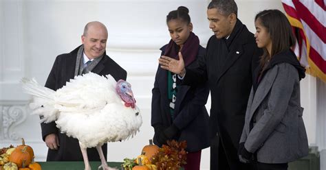 obama pardons thanksgiving turkey and tells jokes