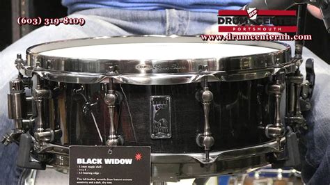 mapex black widow black panther snare drum 5x14 youtube