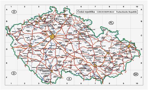 czech republic country map czech republic mappery