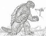 Gamera Geof Darrow Godzilla Shaolin sketch template