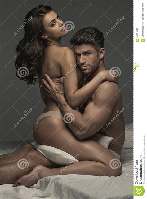 art scene of the sensual couple in bedroom stock image image of kiss happiness 65261649