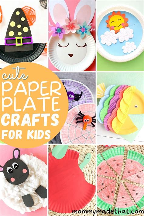paper plate crafts  kids