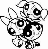 Powerpuff Coloring Girls Pages Printable Girl Color Blossom Buttercup Coloringme sketch template
