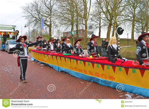 annual winter carnival  gorinchem editorial stock image image  action city