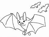 Bat Nietoperz Bats Kolorowanki Pipistrelli Dzieci Stellaluna Coloringfolder sketch template
