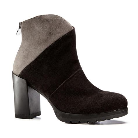 ankle boot  pelle scamosciata bicolor  suola  eva extra light  skin ankle