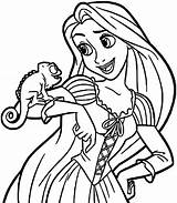 Rapunzel Pintar sketch template