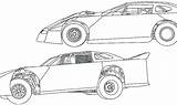 Late Models Cars Kids Racing Sprint Modifieds sketch template