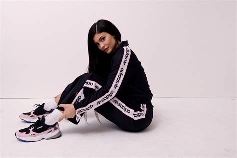 kylie jenner adidas falcon black pink  release date sbd