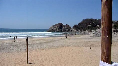 nude beach zipolite oaxaca mexico youtube
