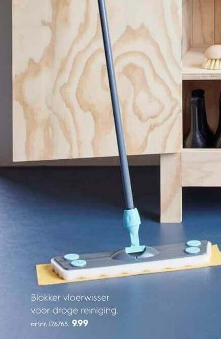 blokker vloerwisser voor droge reiniging aanbieding bij blokker