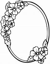 Blumen Rahmen Clipartmag Boarders Vorlagen Blumenrahmen sketch template