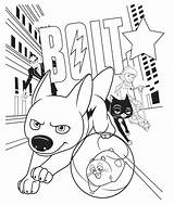 Bolt Coloring Pages Disney Colouring Print Printable Color Kids Sheets Cartoon Book Party Popular Books Movie Dog Channel Cat Azcoloring sketch template